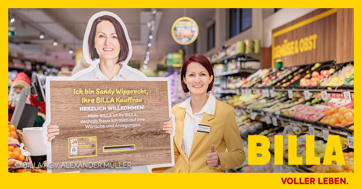 Heute eröffnet die erste BILLA Kauffrau Sandy Wipprecht ihren Markt in der Pragerstraße 274 / Russbergstraße 4 im 21. Bezirk in Wien. Dich erwarten:
🥰 21 Mitarbeiter:innen, die dich gerne beraten
👨‍🌾 viele Produkte von kleinen, regionalen Betrieben
billa.at/wipprecht