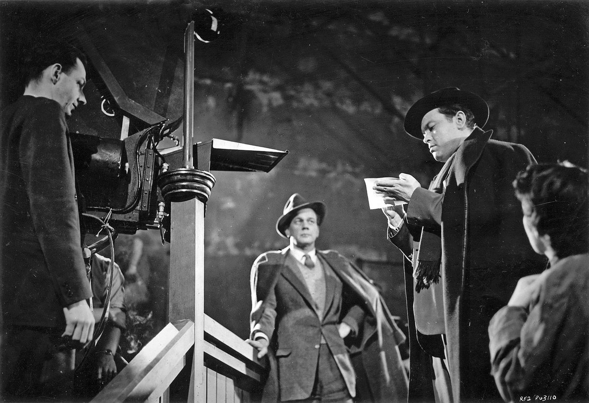 Oct 22 until Dec 10: 75years ago shooting of #TheThirdMan in #Vienna.
Photo: Ferris Wheel shot (cuckoo clock speech) in the London Films studio in #Shepperton❗ 
#JosephCotten #orsonwelles
All original pictures on display in our museum❗
©courtesy #StudioCanal

#filmmuseum