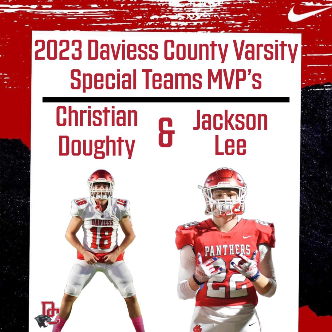 Varsity MVPs for the 2023 season as voted on by the players!!

#PantherPride