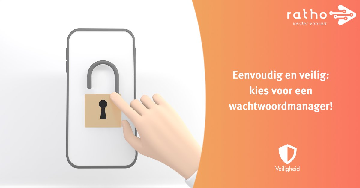 🔐 Wat is de veiligste manier om wachtwoorden te delen met je collega's?
Maak het jezelf gemakkelijk met een wachtwoordmanager. 💻🔒

Lees meer in onze nieuwste blog: hubs.li/Q02bt4p10

#WachtwoordVeiligheid #Beveiliging #TechTips #Informatiebeveiliging