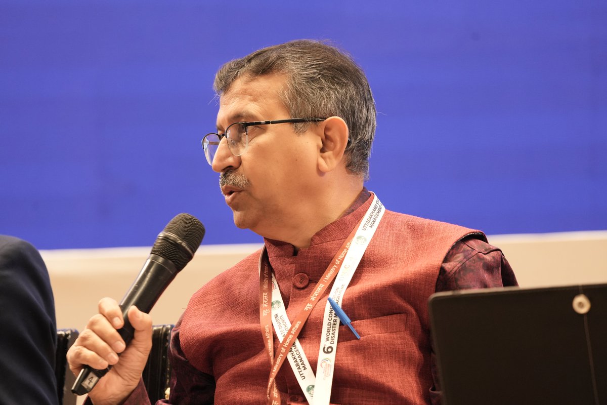 nidmmhaindia's tweet image. The 6th World Congress On Disaster Management featured a Plenary Session on strengthening national and global Public Health Emergency and Disaster Response Systems. Presided over by Shri @rratnoo IAS, and co-chaired by Dr. Meghna Desai.

#drr #wcdm