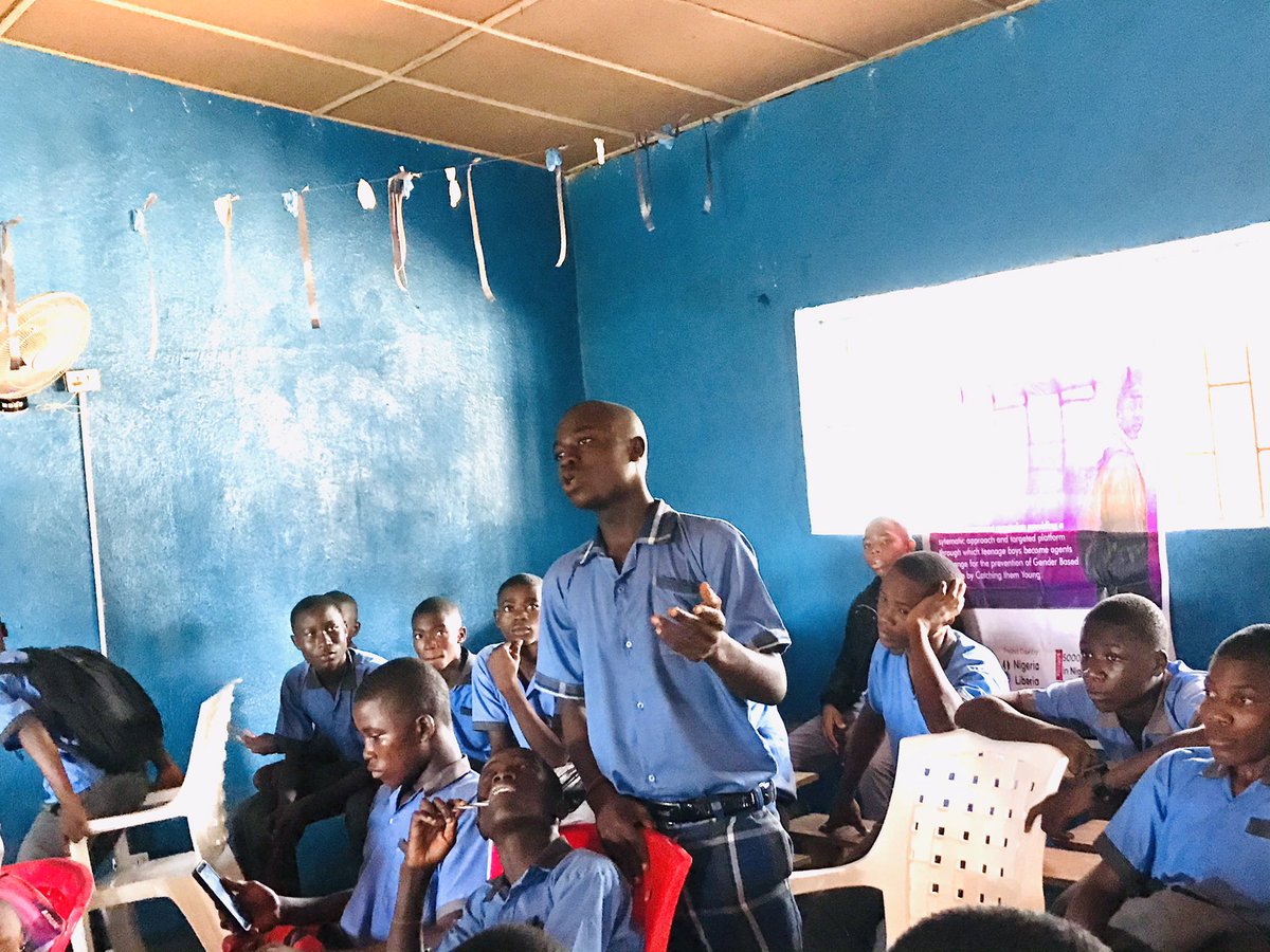 LetsspeakGirls's tweet photo. On November 25, 2023Let’s Speak,Girls Inc. visited the New Hope Christian Academy in Caldwell, Mountserrado County, Liberia in continuation of our HE for SHE Campaign. @TGPI_20 
#HeForShe
#SayNoToViolence https://t.co/6T9kzMcrSd