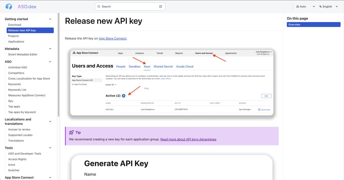 Luvti_dev's tweet photo. new site is on air!
Check the documentation section - it has become much more user-friendly.
By the way - FAQ buttons in app also open articles from the site's doc.
#buildinpublic #asotool https://t.co/n59zul7lj6