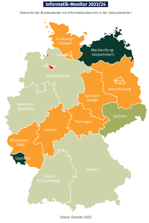 Rolf_Drechsler's tweet photo. Zur Situation des Informatikunterrichts in #Deutschland https://t.co/y0zK4NnyDd #twlz #Informatik #Pflichtfach #Pflichtfachinformatik #Schule @elaine_miller @informatikradar https://t.co/S05hrTuNhj