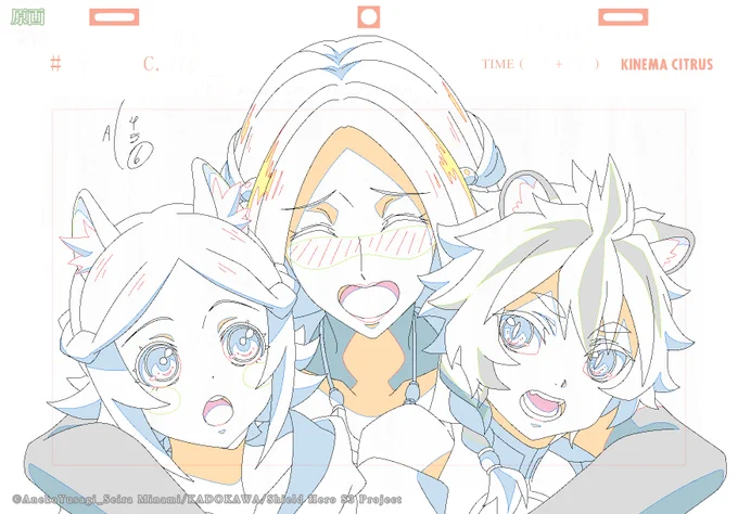 制作素材ピックアップ 『 #盾の勇者の成り上がり Season3』 第9話のご視聴ありがとうございました  力を合わせ、ついに魔竜との戦いが終わりを迎える! フィーロの呪いも解け、ウィンディアも成長しました。  #shieldhero