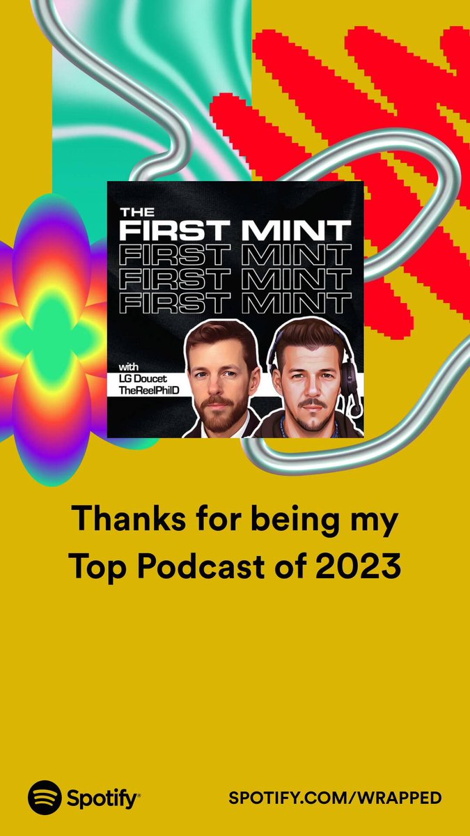 Another year of @TheFirstMint being my number 1 pod