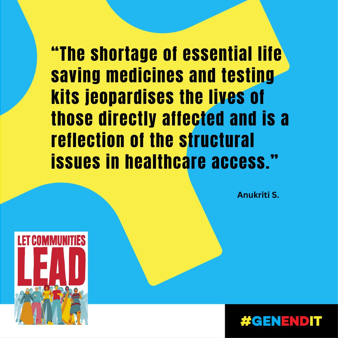 Hear from #GenEndIt Steering Group member, Anukriti, in this opinion piece on what's needed in India in the #HIV response. #LetCommunitiesLead #HearOurVoice thequint.com/fit/world-aids…