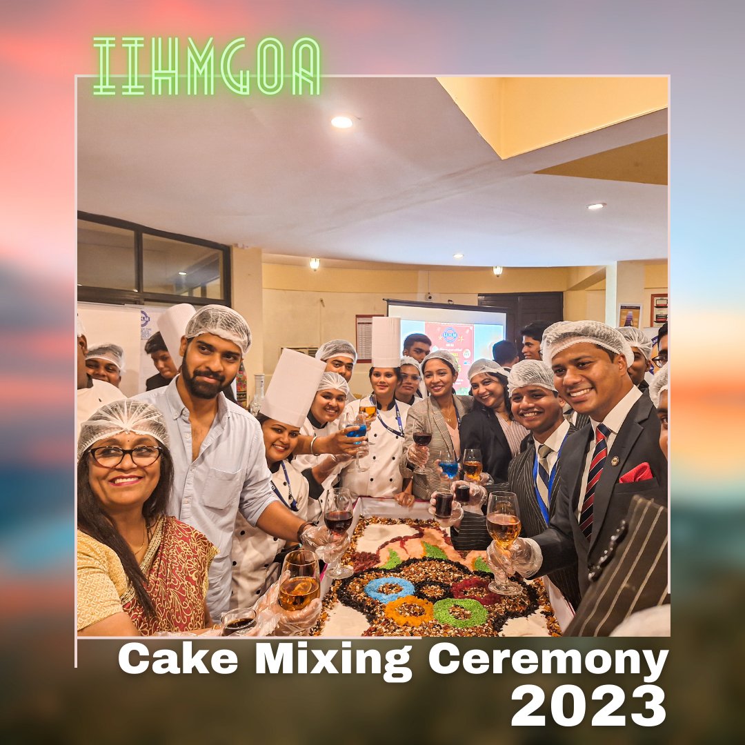 goa_iihm's tweet photo. Fruit Mixing Ceremony celebration at IIHM Goa Campus 2023

#iihmbest3years #iihmhotelschool #CakeMixingCeremony https://t.co/s4GzH4S0Qn