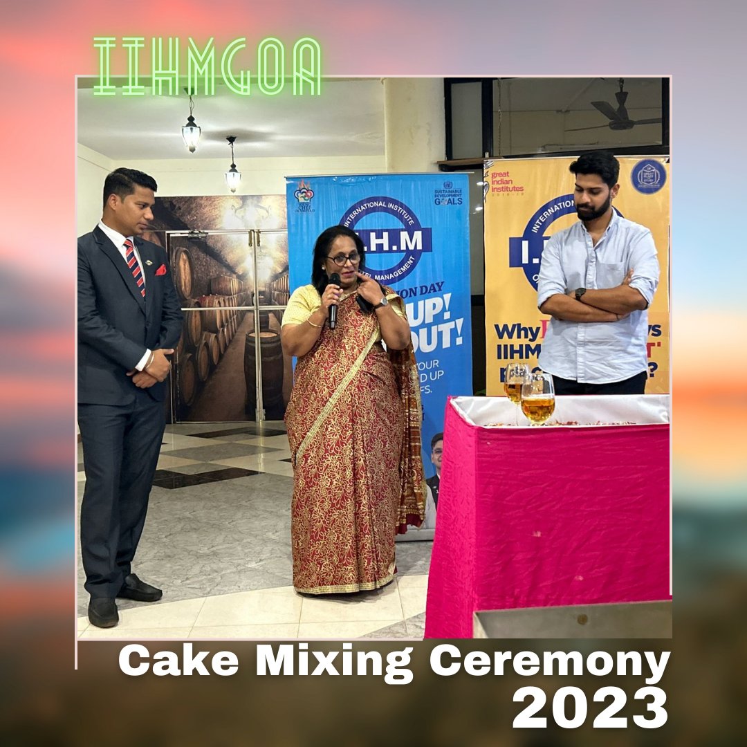 goa_iihm's tweet photo. Fruit Mixing Ceremony celebration at IIHM Goa Campus 2023

#iihmbest3years #iihmhotelschool #CakeMixingCeremony https://t.co/s4GzH4S0Qn