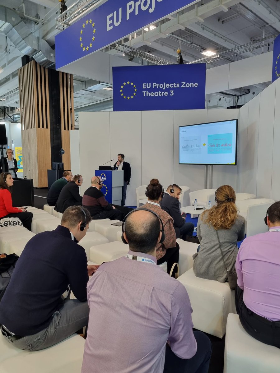 eXiT_UdG's tweet photo. Today we continue attending @Enlit_Europe, a meeting space for representatives covering the entire smart energy value chain. Today attending to EU project FEVER final conference. @Energy4Europe, @ReschoolEnergy , https://t.co/KWB4Cg999y, #tecniospring #ThermoX, @accio_cat https://t.co/j0W6UUCQtk