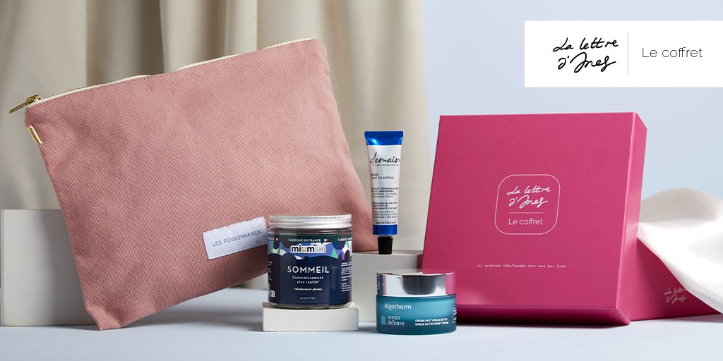 Femina_fr's tweet image. Découvrez la nouvelle box d&apos;Ines de La Fressange avec #LesPensionnaires, #Algotherm, #MiumLab et #Demain &amp;gt; bit.ly/3GH5MBD