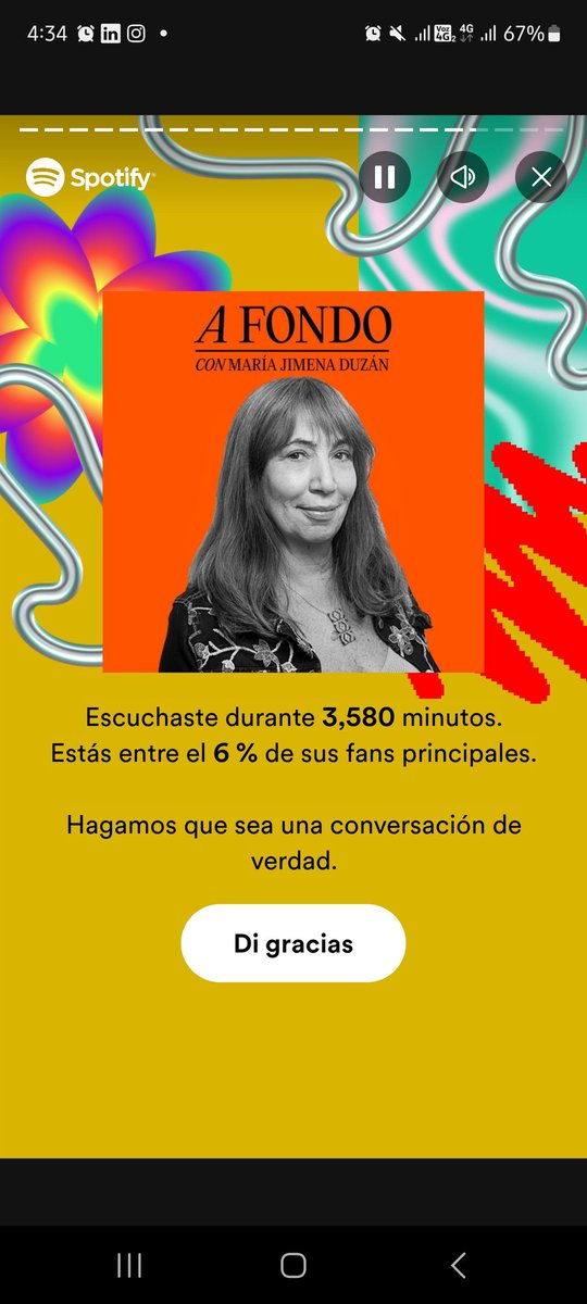 AlexandraPPR's tweet photo. Este año A Fondo me ha acompañado en viajes, largas horas de trancones y hasta cuando lavo loza 😅. Gracias @MJDuzan, tu labor periodística y podcast dan la claridad y objetividad que en nuestro país necesitamos tanto. https://t.co/0tAnX5uO5Y