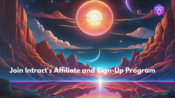 Bantr_fun's tweet photo. Announcing the Intract Affiliate &amp; Ambassador Bonanza 📷: 

Earn dazzling 10% bonus 💰 on every 'Priced Plan' purchase &amp; Gain exclusive TG access https://t.co/IlpuybmMhC

Become an Intract OG Ambassador to unlock 💎, priority access to quests &amp; more https://t.co/LCWrEJpnoL https://t.co/kPqr4YVjhT