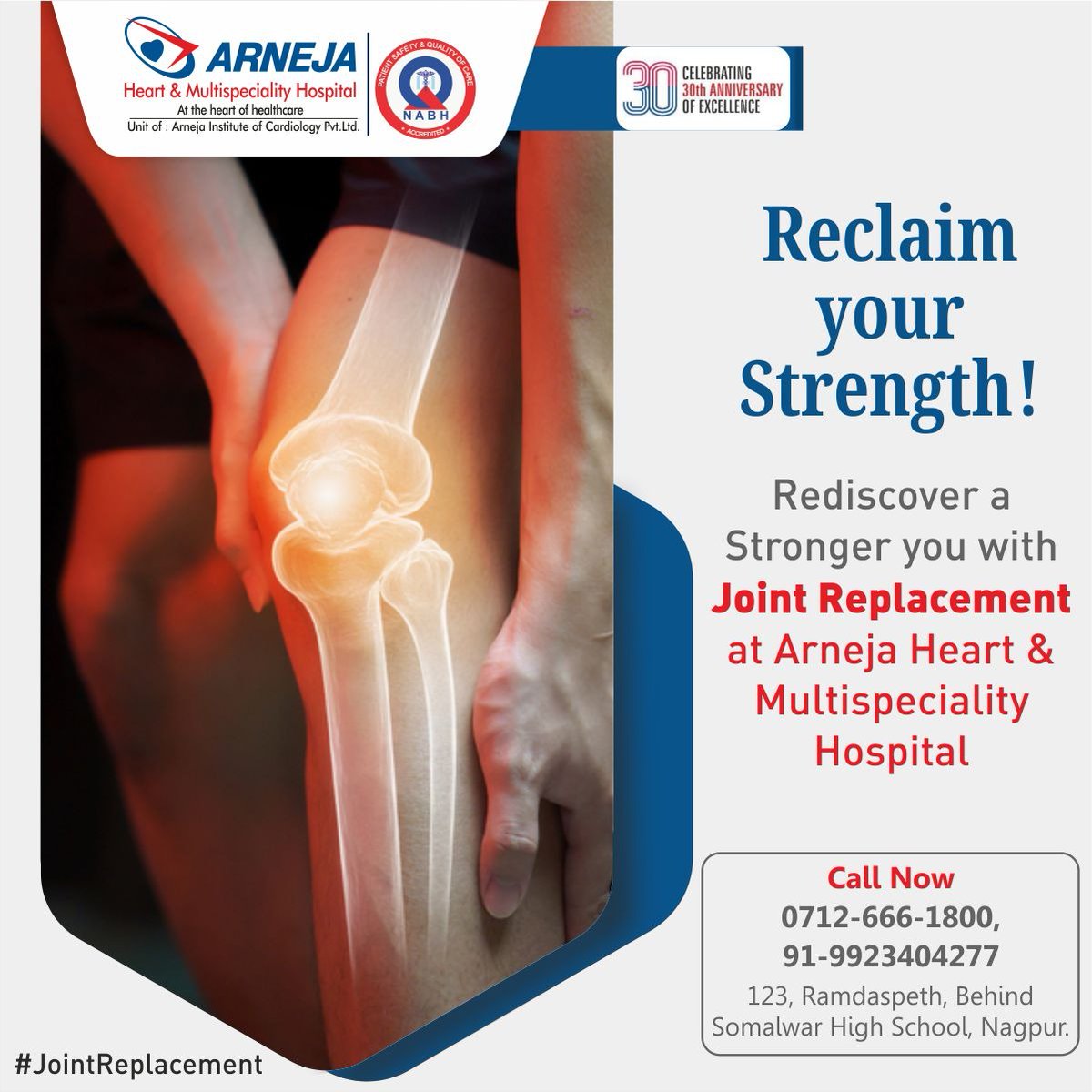 𝐑𝐞𝐜𝐥𝐚𝐢𝐦
𝐲𝐨𝐮𝐫
𝐒𝐭𝐫𝐞𝐧𝐠𝐭𝐡!

Rediscover a Stronger you with Joint Replacement at 𝐀𝐫𝐧𝐞𝐣𝐚 𝐇𝐞𝐚𝐫𝐭 & 𝐌𝐮𝐥𝐭𝐢𝐬𝐩𝐞𝐜𝐢𝐚𝐥𝐢𝐭𝐲 𝐇𝐨𝐬𝐩𝐢𝐭𝐚𝐥! 

✅𝐖𝐞𝐛𝐬𝐢𝐭𝐞:- arnejaheartinstitute.com

#JointReplacement #PainFreeLiving #OrthopedicCare #HealthyJoints