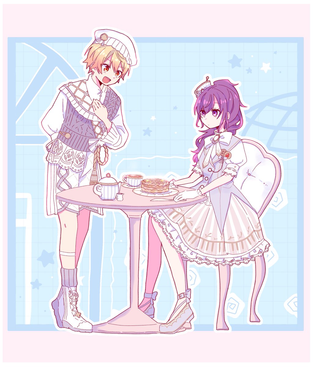 今月の❄️🌟!メルヘンかわいい🫖⟡.·