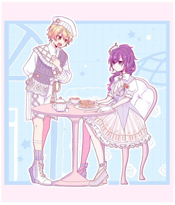 今月の❄️🌟!メルヘンかわいい🫖⟡.·
