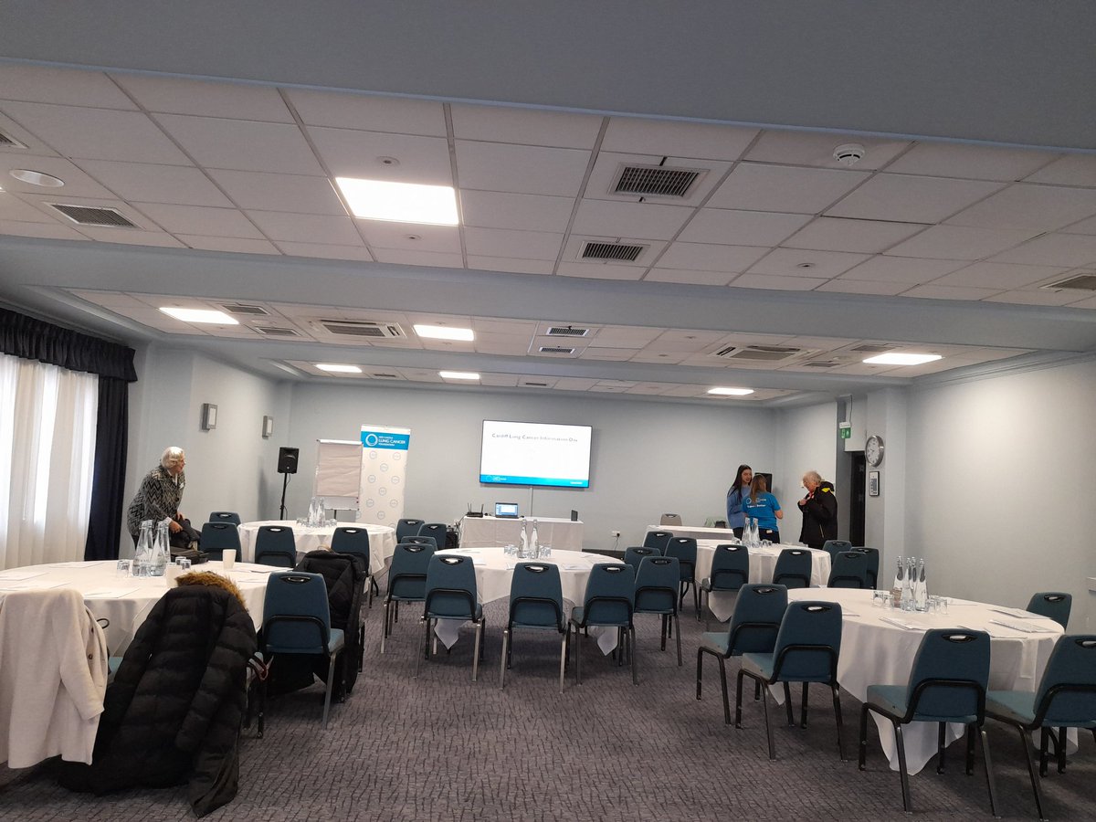 Cardiff Information Day, ready for a warm welcome.