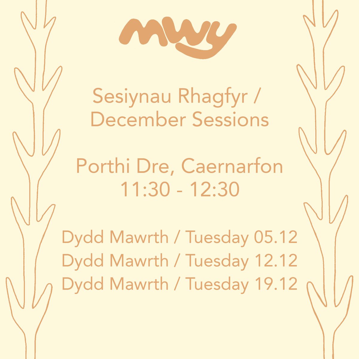 ✨Diolch i bawb sydd wedi ymuno â ni yn y sesiynau hyd yma - mae’n fraint gallu cynnig gofod creadigol a diogel i ferched i rannu syniadau, geiriau a delweddau i ‘neud i ni deimlo’n FWY. 

✨Tyrd i fewn o’r oerni fis Rhagfyr i’n sesiynau cynnes, cyfeillgar a creadigol ni