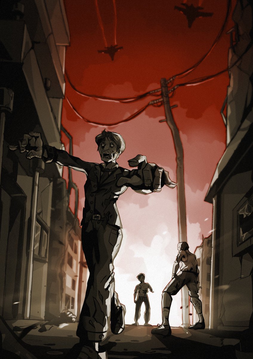 Alyliiee's tweet photo. Zombie apocalypse!!!!
Hi!!! Hope yall doing amazing today 🤗
Here's a school assignment but I had a lot of fun working on this!!!

#ArtistOnTwitter https://t.co/cBnIEQNWxQ