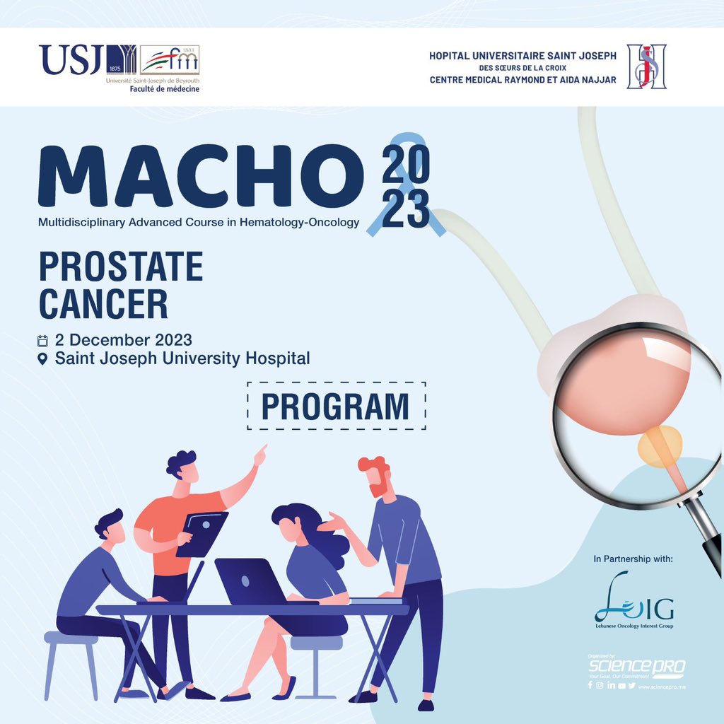 SciencePRO2012's tweet image. Exploring new horizons in Hematology Oncology – Prostate Cancer Edition! Join us at Saint Joseph University Hospital, Dora this Saturday December 2, 2023, 8:00 am.  #MedEd #ProstateCancerUpdate #oncology #prostatecancer #awareness #hybrid #sciencepro