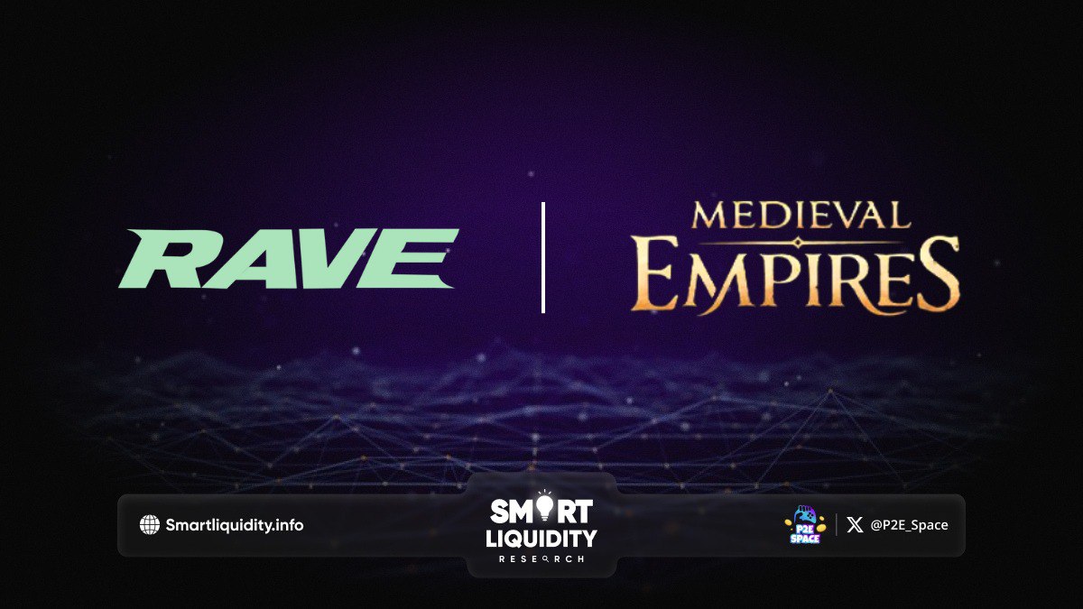 🛡️ <a href="/Ravegamenft/">Rave | Alpha Test Live Now</a> joyfully commemorates a dynamic partnership with <a href="/MedievalEmpires/">Medieval Empires</a>

🛡️ #MedievalEmpires is an elaborate, multi-player online strategy game. The game is set in a passive PvE area &amp; starts with players building towns while trading, fighting &amp; forging alliances.