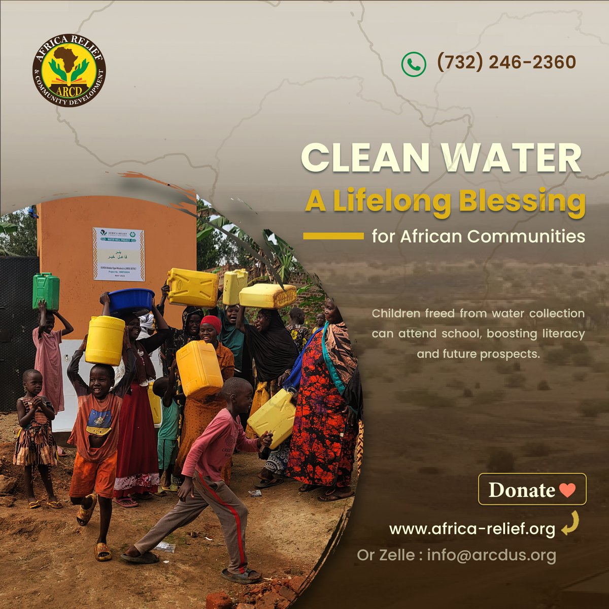 be the change today! 📷 #CleanWaterForAfrica #DonateForChange #WaterIsLife #ARCODTransforms
📷Donate Online: africa-relief.org/giving-tuesday…
📷Donate with Zelle: Call (732) 246-2360
#givingeverytuesday #african #GiveHope #givingtuesday #GivingTuesday #communitydevelopment #GivingBack