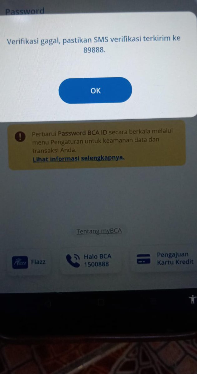 dapisR's tweet photo. @HaloBCA halo min ini verifikasi saya gagal, pulsa dari cukup sampai sudah habis https://t.co/Nbdl8tdHZ1