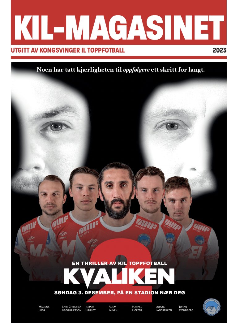 Det årlige KIL-magasinet er endelig ute. 2023-versjonen følger som innstikk i Glåmdalen eller kan leses her. 
kil.no/nyheter/na-er-…