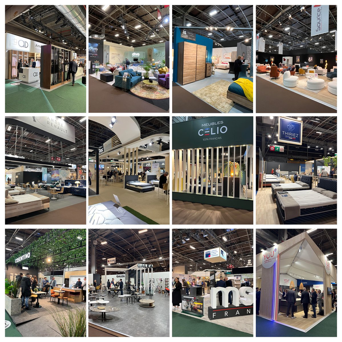 📸 Retour en images sur le salon #EspritMeuble2023 !
🚀 Une édition record, aussi bien en nombre d'exposants que de visiteurs.
30 entreprises membres de l'#Ameublementfrançais étaient présentes sur le salon pour représenter le meuble français.
👉ameublement.com/article/retour…