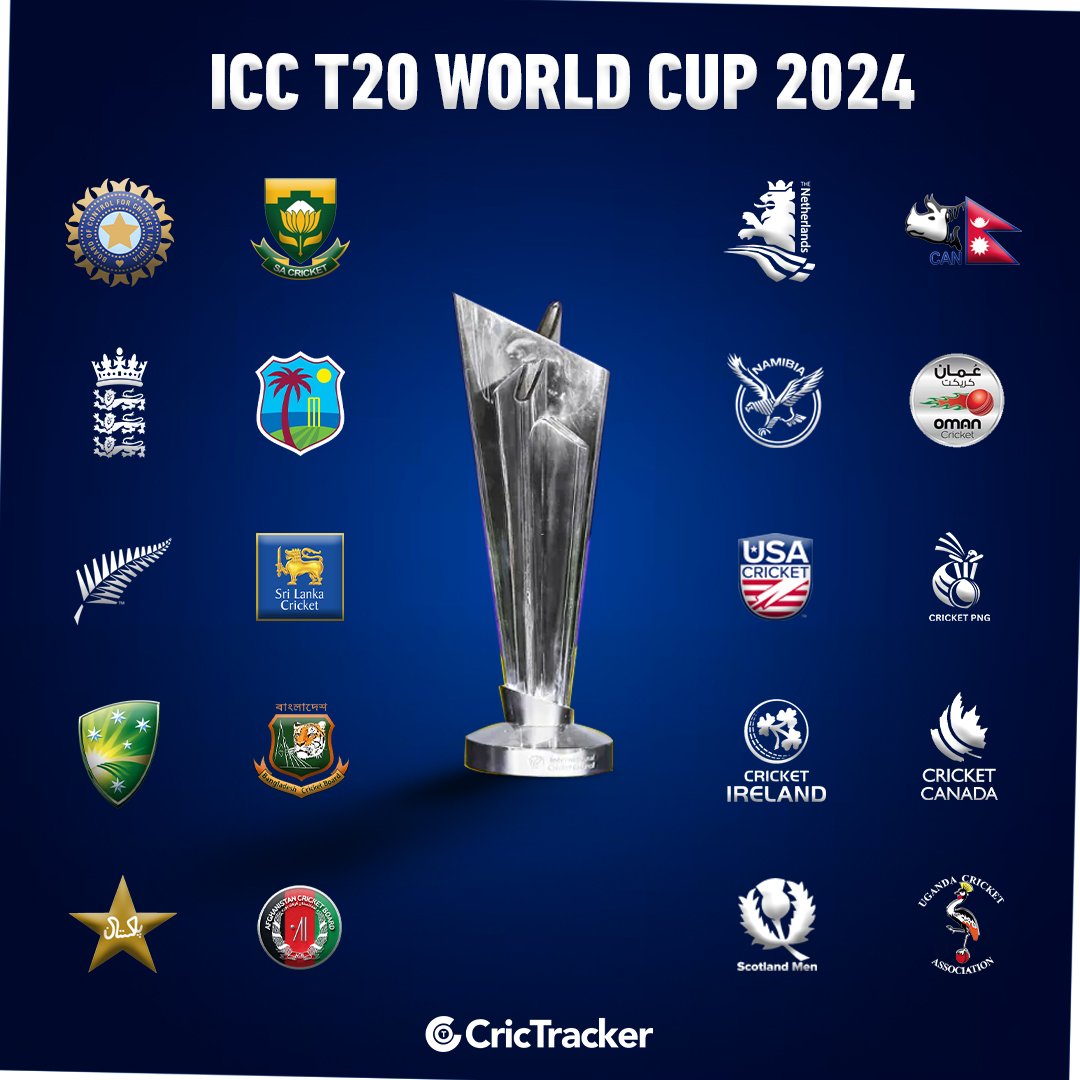 All teams participating in T20i World Cup 2024.
#ICCT20WC