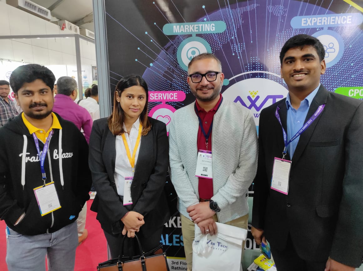 aintiram_in's tweet photo. Exciting scenes at Bengaluru Tech Summit Day 2! Visit our team at Stall P165 for an amazing experience. Don't miss the chance to meet our team and explore innovative tech solutions.#bengalurutechsummit #bts2023 #techconversations #itinnovations #salesforcepartner #aintiramwebtech https://t.co/wj65HmVLGr