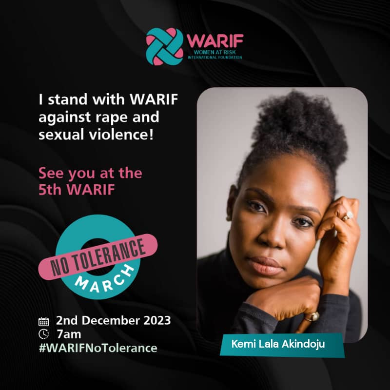 lalaakindoju's tweet photo. ...taking a stand with @WARIF_NG tomorrow on the #NoToleranceMarch.
#25DaysOfActivism https://t.co/KDUqmUF1kM