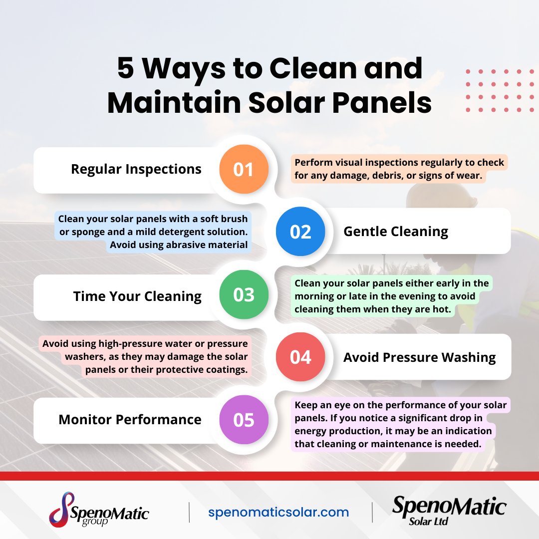 🔆 Say hello to a more efficient solar system! Discover 5 easy ways to keep your panels in top shape and maximize their power output. 🌞🔋

#SolarPanelCare #SustainableLiving #solarenergy