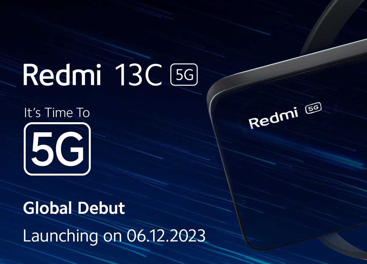 Redmi 13C 5G launching next week in India. #Redmi #Redmi13C