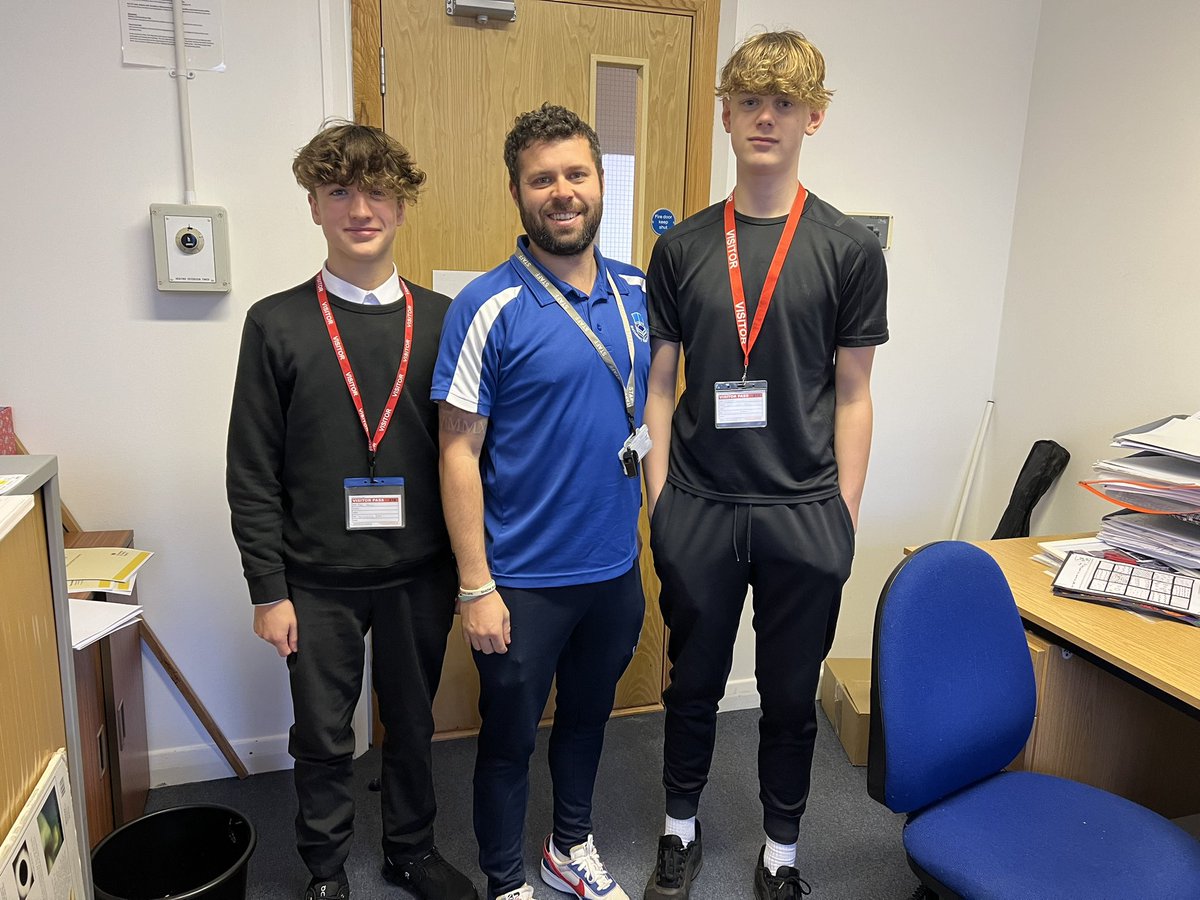Here are Elijah and Eoin taking a few minutes out of a busy day at Salisbury road primary school. Thank you to the staff there for supporting and offering WEX #dhsbccw #dhsbwex