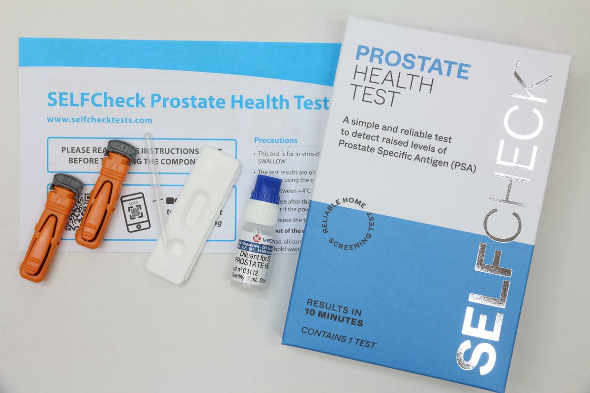 selfchecktests's tweet image. Our SELFCHECK Prostate Health Test (PSA) self-testing kits are made from hospital-grade components for reliable results. Trust the best for your health buff.ly/49Os9SV #QualityHealth #trustSELFCHECK
