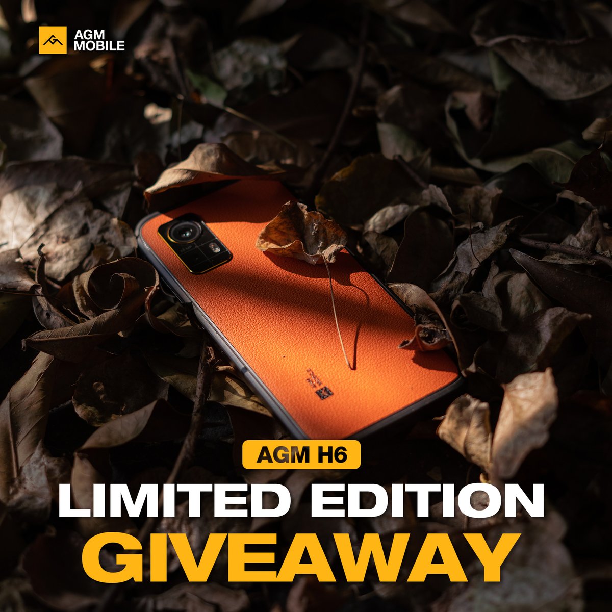 DOUBLE #Giveaway DOUBLE Delight! 🎉 Celebrate with us! 🌟

1️⃣ AGM H6 for Thanksgiving! 🦃
1️⃣ AGM H6 Limited Edition for our Launch! 🚀

To Enter:
1️⃣ Follow
2️⃣ Like &amp; RT
3️⃣ Tag a friend

🏆 2 Winners on Dec 12!

#AGMMobile #win #sweepstakes #Thanksgiving #LaunchParty