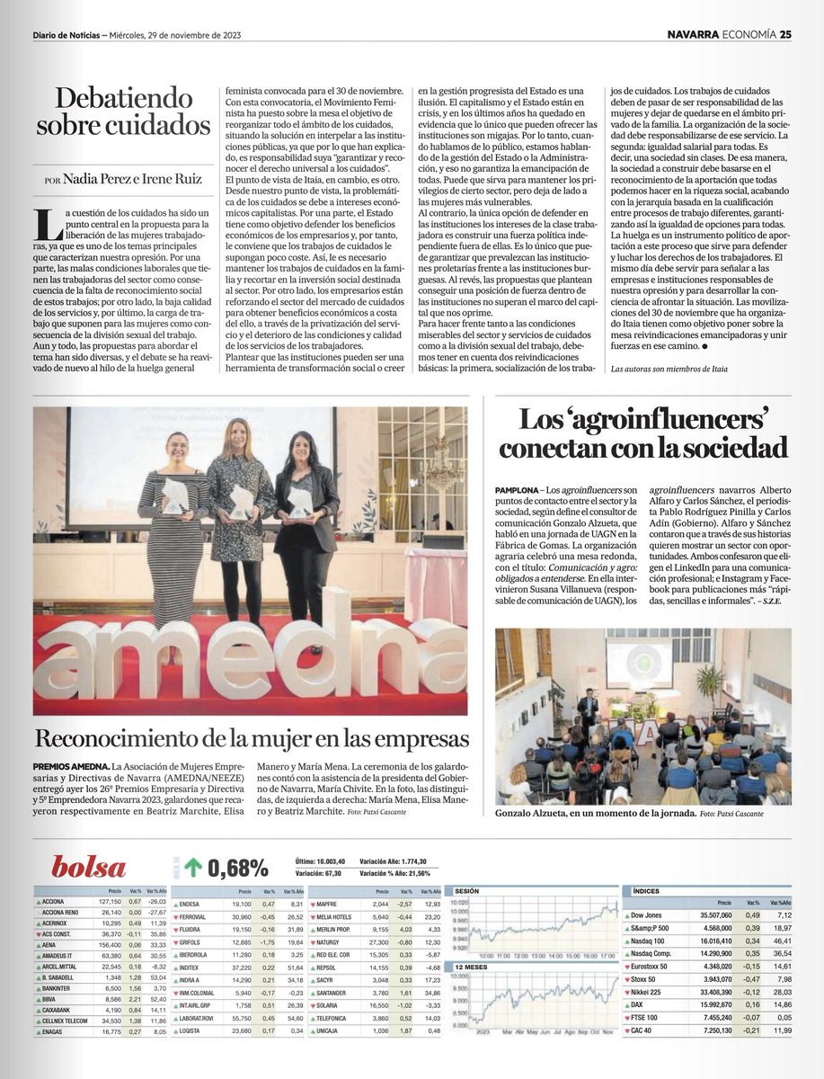 UAGNavarra's tweet photo. 📰 Reportaje de @NoticiasNavarra:
"Los agricultores Alberto Alfaro y @Csanchezm12 sustituyeron el tractor por un micrófono para relatar sus experiencias como agroinfluencers".
👏 Gracias, @Sagra77.
🆕 Léelo: https://t.co/WVB3XYxNw3
#UAGNapuestaporlainnovación #COSMOS23 https://t.co/rLE51Ap971