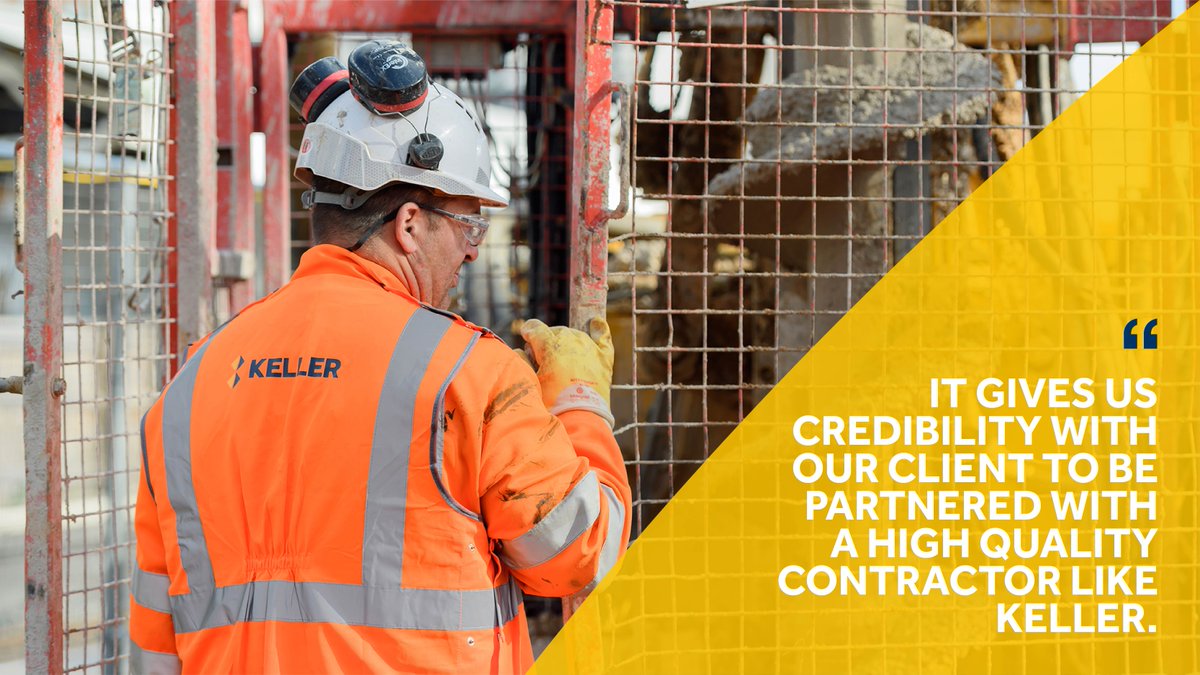 We're always delighted to receive positive feedback from our clients ... #kellerukfamily #construction #geotechnicalengineering