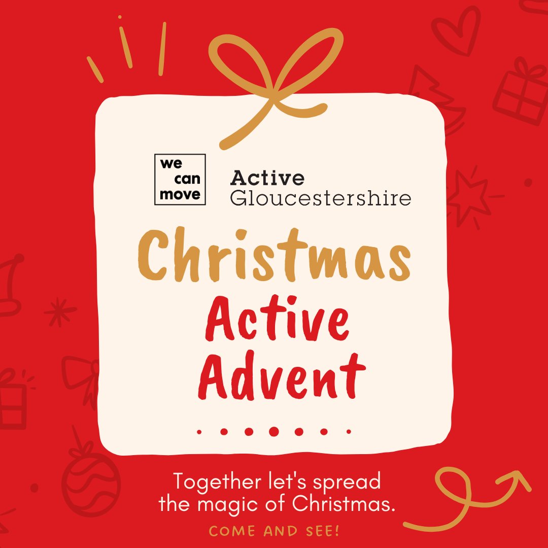 activeglos's tweet photo. Join Our Christmas Active Advent!🎁

Daily fun activities that will make this season merry and bright! Here's how you can participate:

1️⃣Check our Instagram page '@wecan_move' daily for the day's activity.
2️⃣Share your activities by tagging us
3️⃣Tag friends to join in the fun https://t.co/NWpp44oVM4