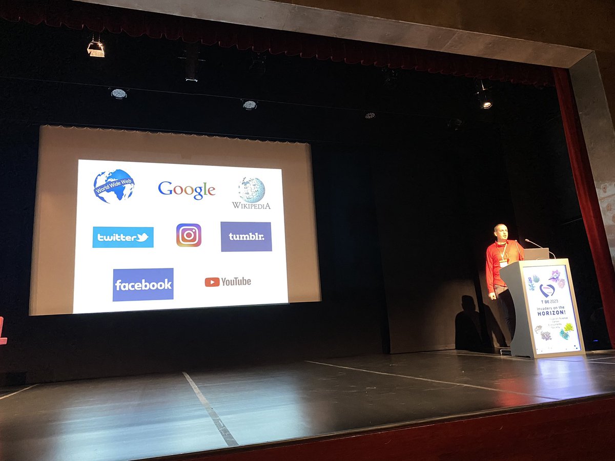 Our keynote speaker, Ivan Jaric, opening our last day with a talk on “Invasion culturomics and iEcology: emerging fields in the Age of Internet”