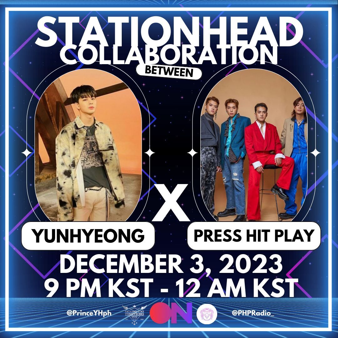 [ 📼 STATIONHEAD PARTY ]

SONGNIM iKONICS, we are thrilled to announce a <a href="/STATIONHEAD/">STATIONHEAD</a> collaboration with PEARLS!

📆: December 2-3 
🕘: 21:00 - 00:00 KST
🔗: buff.ly/3N85uqZ
🔗: buff.ly/3S0jjLo

<a href="/PHPRadio_/">PHP RADIO 📻</a> <a href="/PressHitPlay/">Press Hit Play Official</a>
#YUNHYEONG #송윤형
@SONG_LOVE_JP <a href="/sssong6823/">송윤형</a>