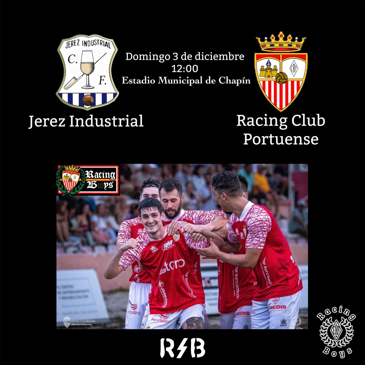 Apoya al equipo de tu ciudad.
Apoya al fútbol portuense.
¡Vamos Racing!