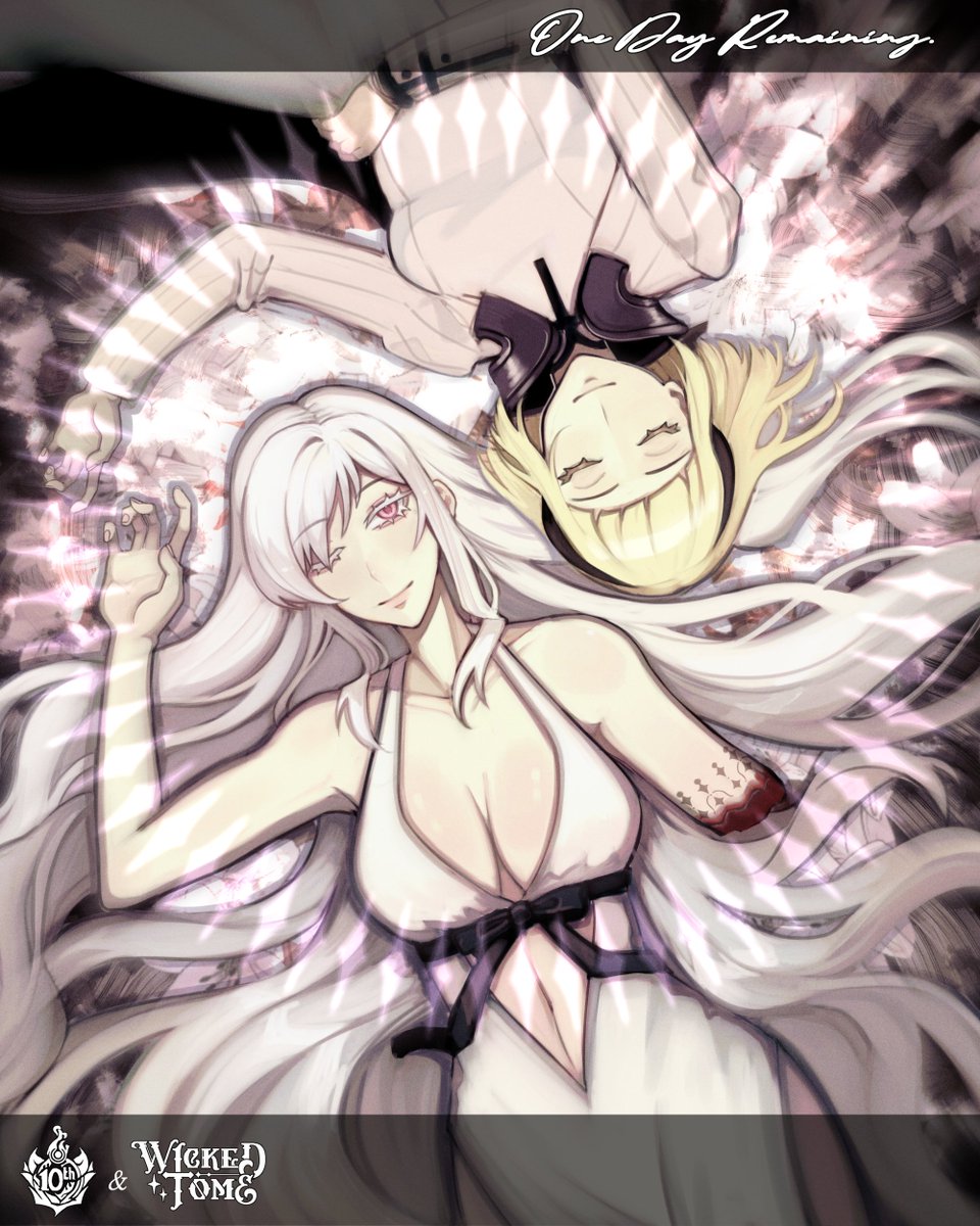 DOD3_10th's tweet photo. 【1 Day Left🌸あと1日】
"One Day Remaining"・「残り一日しかない」

by Weiss (@WickedTome)
#10thDOD3 https://t.co/Bfv6QPa6Le