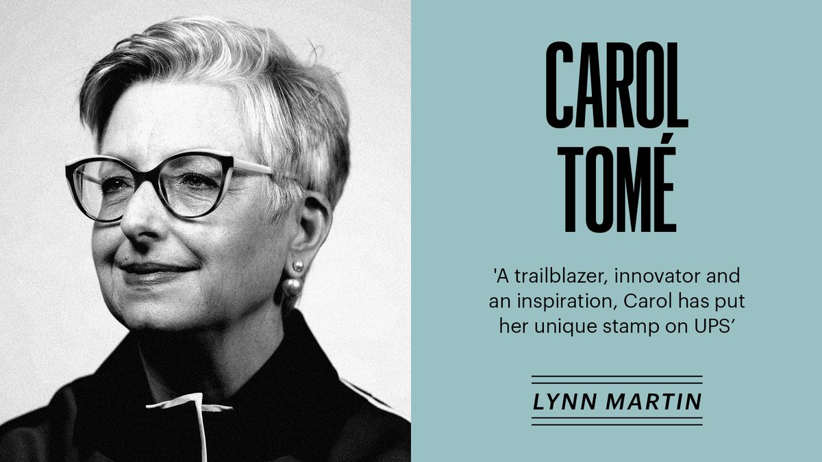 .@CarolBTome, profiled by Lynn Martin ft.com/womenof2023