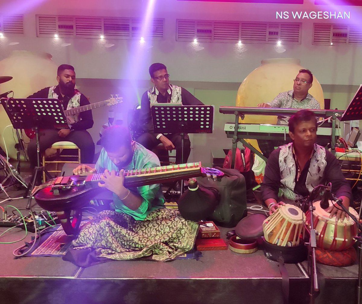 Wageash's tweet photo. NS Wageshan

#veenacover #nswageshan #wageshan #event #CinnamonGrand #talents #colombo #veenamusicevent #music #veenamusic #VeenaMelodies #VeenaArtist #DivineVeenaTunes #VeenaPerformance #VeenaMaestro #SoulfulVeenaRhythms #veenafusion #veenaman #veenamusician #v7band https://t.co/vVGBE3Wcqx