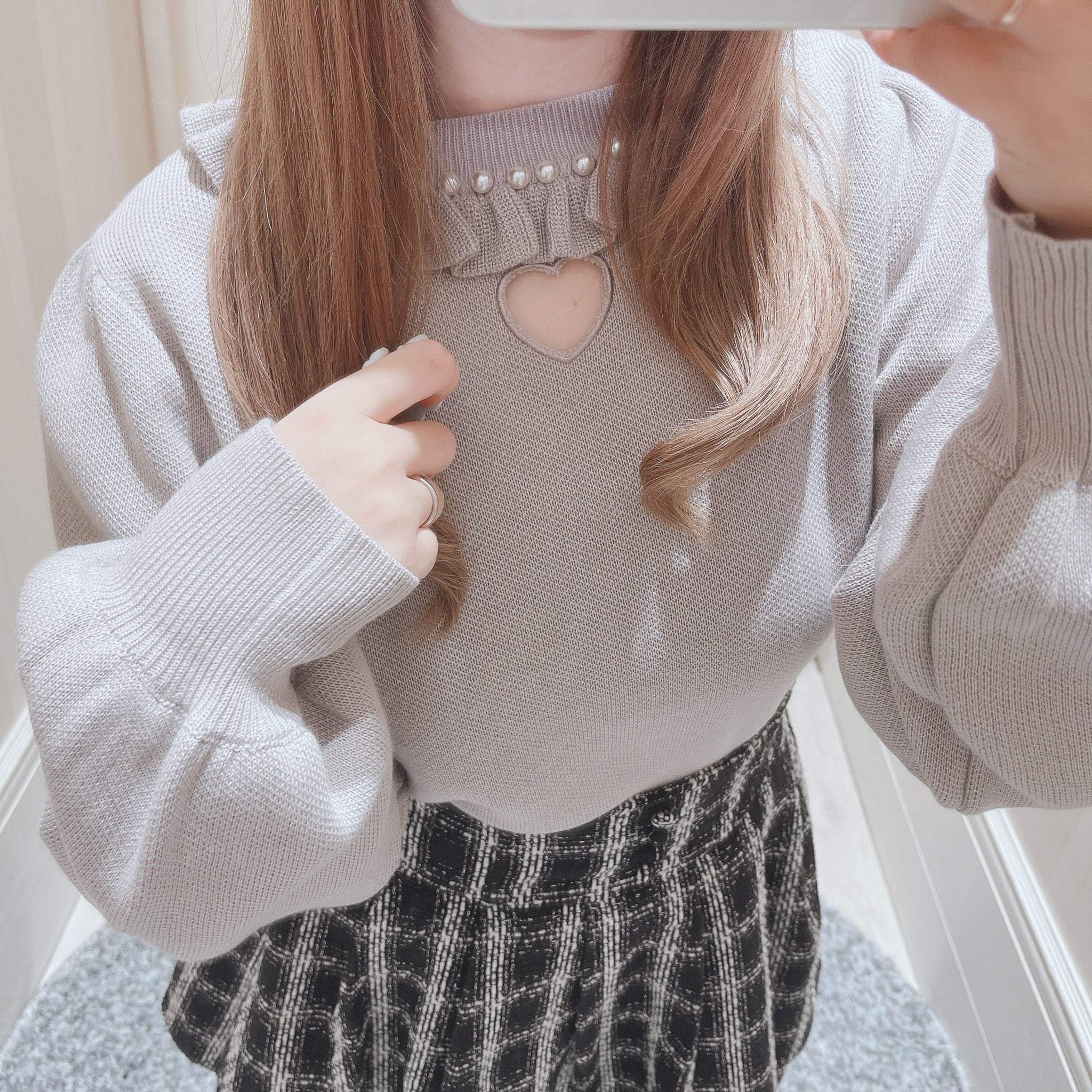 evelyn в X: „大阪店🍓 #ハートカットニット ↪︎¥6.400 (taxin