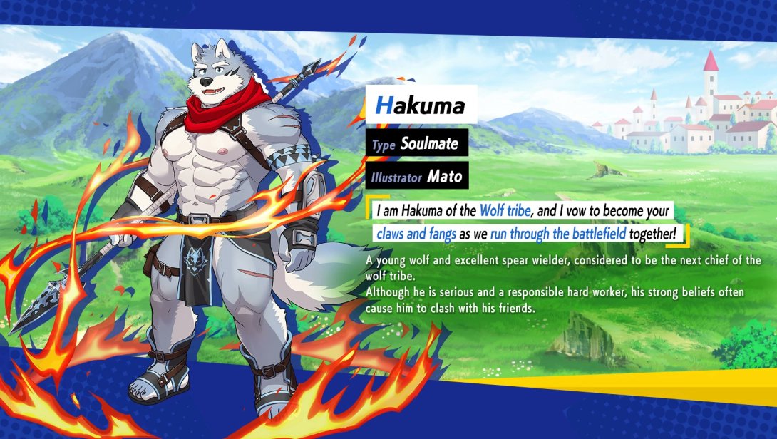 Hakuma is a loyal and honest companion! Type: Soulmate Illustrator
