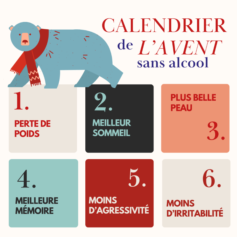 Fr_Assos_Sante's tweet photo. [#Calendrier de l'#Avent] L'alcool, un cadeau empoisonné !
A l'heure où l'on voit fleurir les calendriers de l'Avent sur le thème de l'alcool, offrez plutôt à vos proches 24 bonnes raisons de réduire sa consommation d'alcool ! #Alcool #SansAlcool #MyDéfi #DéfideJanvier