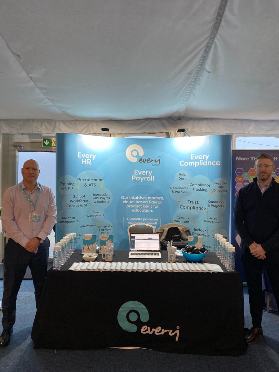 weareevery's tweet image. To wrap up a November that’s been event-central, Mitch and Andrew are at The MAT Summit from @OptimusEd!  

They’re ready and raring to go to discuss all things Every HR, Compliance, and Payroll!     

#oeMATs #MATsSummit23 #MATs #EducationEvents